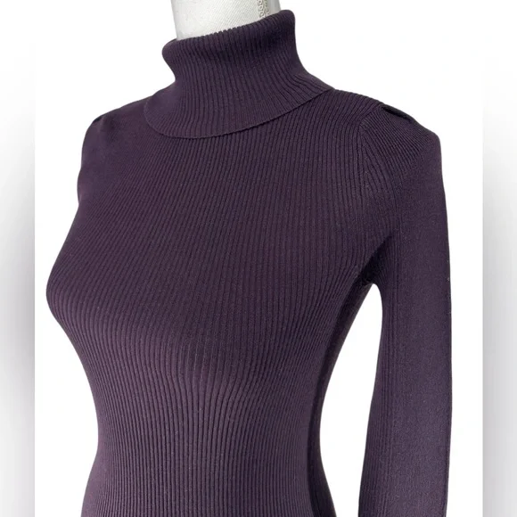 PHILOSOPHY / Deep Purple Turtleneck / Small - Picture 4 of 11